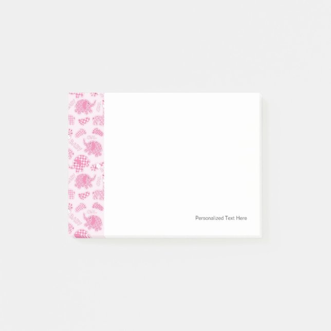 baby girl background post-it notes (Front)