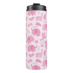 baby girl background thermal tumbler