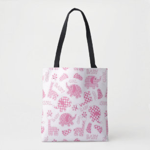 baby girl background tote bag