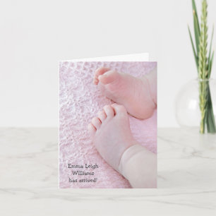 Baby Girl Birth Announcement