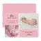 Baby Girl Birth Announcement Multi Photo