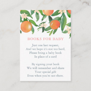 Baby Girl Books for Baby Build Library Request Enclosure Card