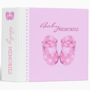 Baby Girl Booties Binder