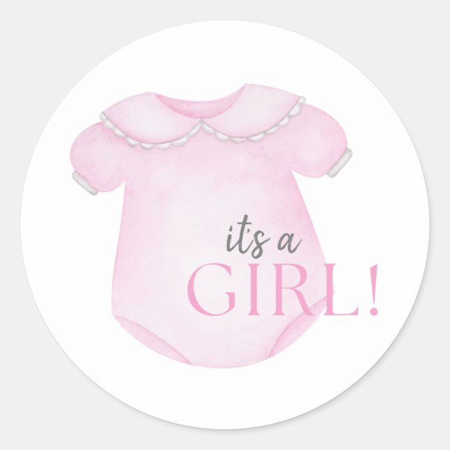 Baby Girl Bubble stickers (Front)