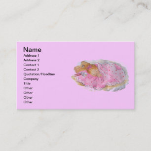 BABY GIRL BUSINESS CARD