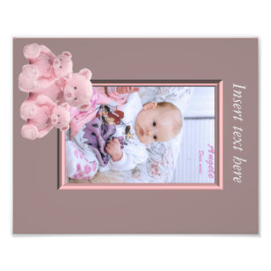 Baby Girl Cadre photo insert