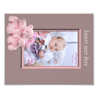 Baby Girl Cadre photo insert