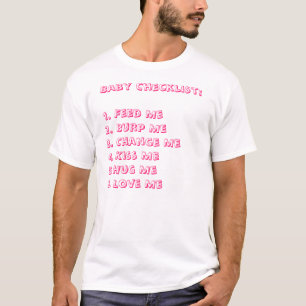 BABY GIRL CHECK LIST T-Shirt