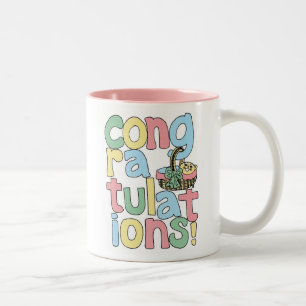 BABY (Girl) Congratulations Two-Tone Coffee Mug