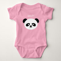 Baby Girl Cute Panda Personalized Kawaii