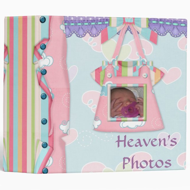 Baby Girl Dreams Photo Book Binder (Front/Spine)