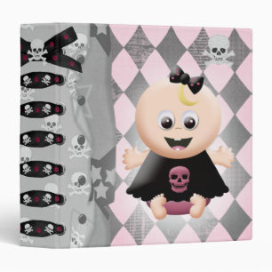 Baby Girl Emo Diva Notebook Binder