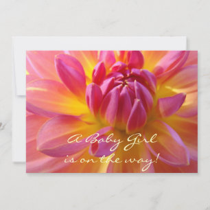 Baby Girl est en route ! Invitations à la douche p