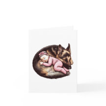 Baby Girl et berger allemand