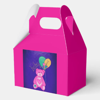 Baby girl favor box