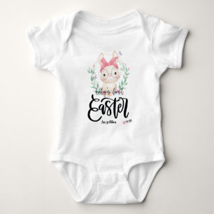Baby Girl First Easter Bodysuit