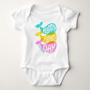 Baby Girl First Father's Day Shirt Whale