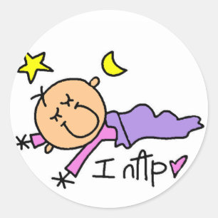 Baby Girl I Nap Tshirts and Gifts Classic Round Sticker