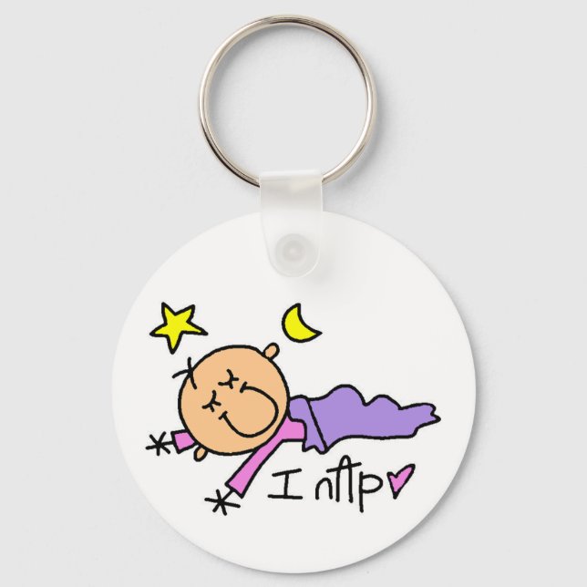 Baby Girl I Nap Tshirts and Gifts Keychain (Front)
