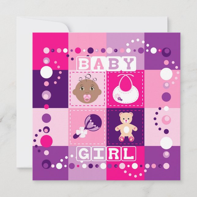 Baby Girl Invitation (Front)