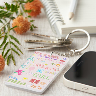Baby Girl Keychain