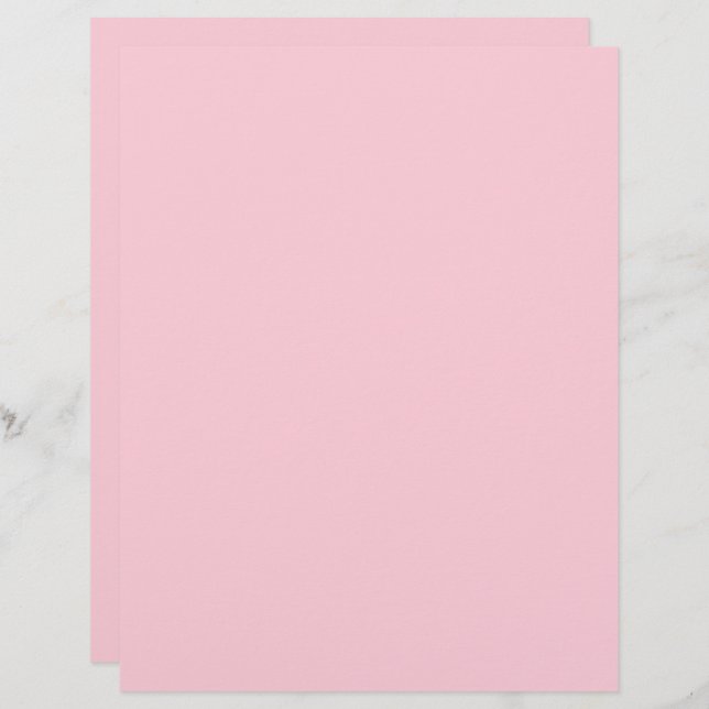 Baby Girl Light Pink Solid Colour (Front/Back)