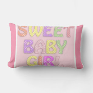 Baby Girl Lumbar Pillow