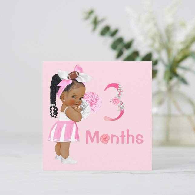 Baby Girl Monthly Milestone Markers Girl (Standing Front)