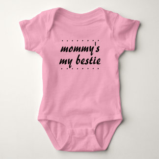 Baby Girl Mother Daughter Mommy's my Bestie BFF Bodysuit