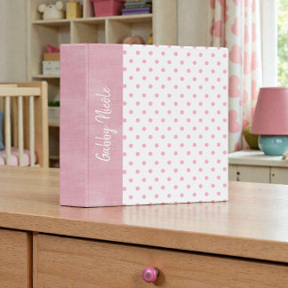Baby Girl Personalized Custom Photo Album Gift Binder