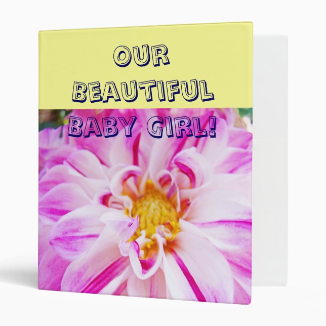 Baby Girl! photos albums classeur Scrapebooks (Devant/intérieur)