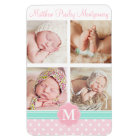 Baby Girl Pink Birth Keepsake Personalized Photo