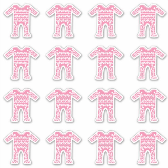 Baby Girl Pink Romper Suit (Front)