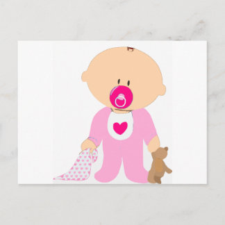 Baby Girl Postcard