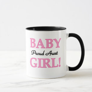 Baby Girl Proud Aunt Mug