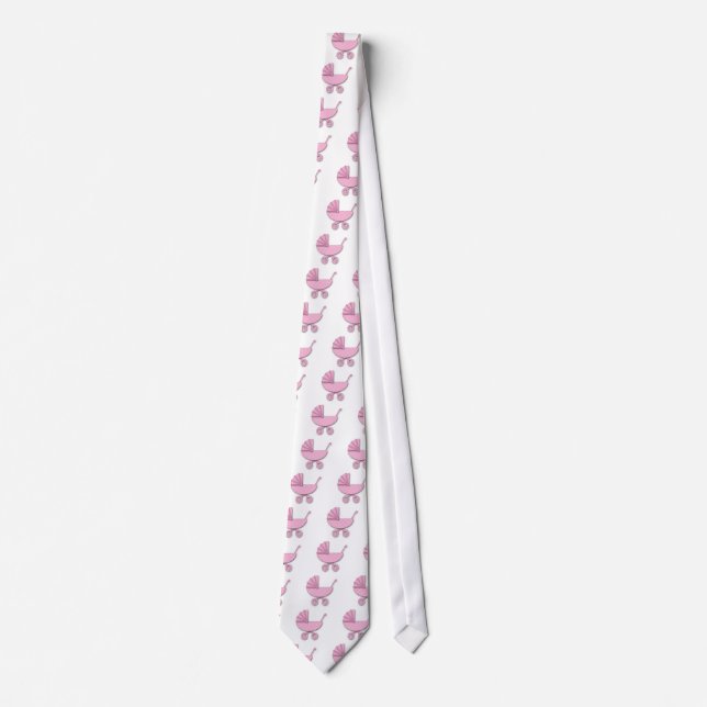 baby girl proud daddy tie (Front)