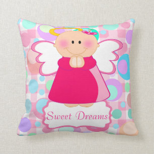 BABY GIRL ROOM,baby girl,baby shower gift,pink Throw Pillow
