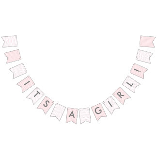 Baby Girl Shower Beautiful Country Party Bunting Flags