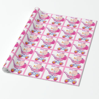 Baby Girl Shower Gift Wrap