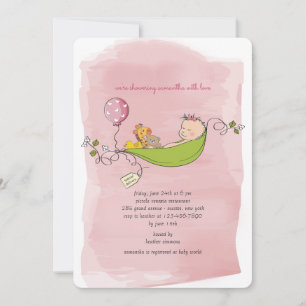 Baby Girl Shower Invitation