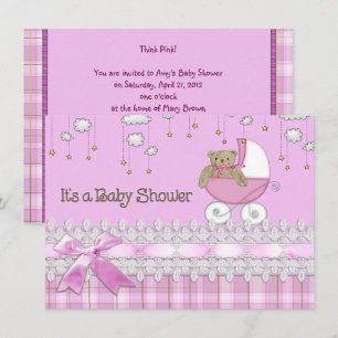 Baby Girl Shower Invitation