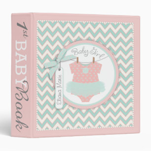 Baby Girl Tutu Memory Book Album Binder