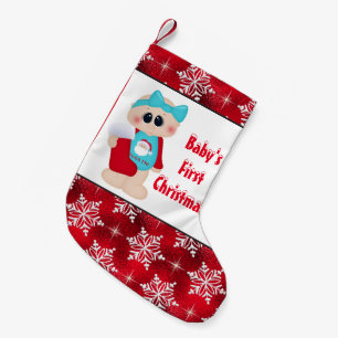Baby girl's First Christmas stocking