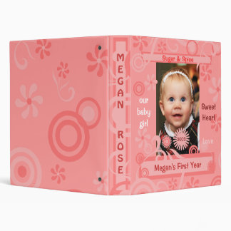 Baby Girl's First Year Custom Binder