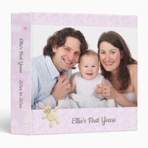 Baby Girl's First Years Photo Binder