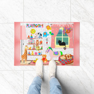 Baby Girl's Playroom Doormat