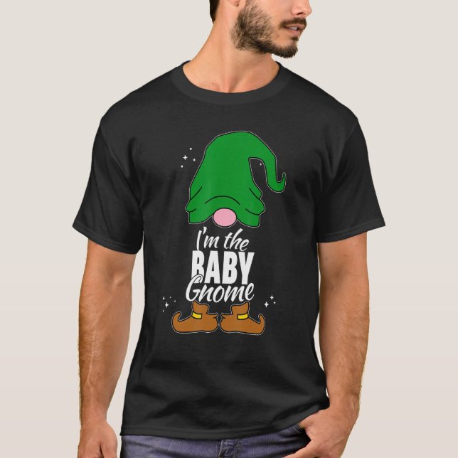Baby Gnome Matching Family Group Christmas Party P T-Shirt (Front)