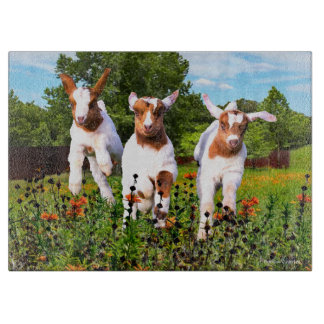 "Baby Goats" 15x11 Cutting Board