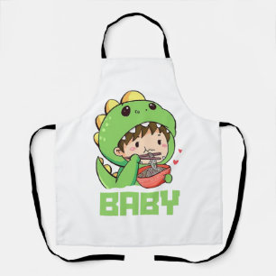 baby godzilla apron