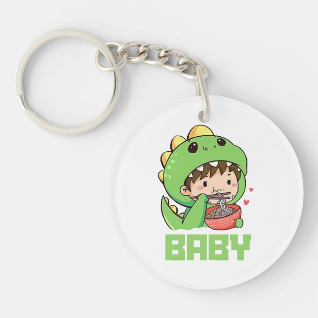 baby godzilla keychain (Front)